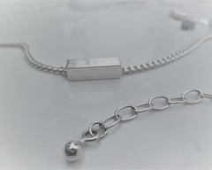 Thumb bracelets square tube necklace